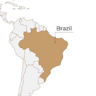 Map of Brazil