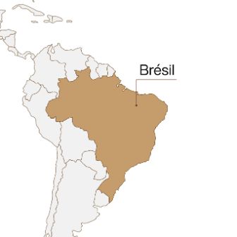 Map of Brazil