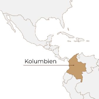 Karte von Kolumbien
