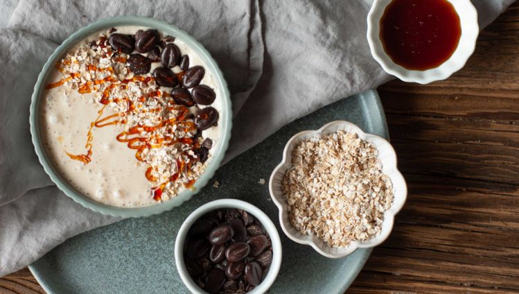 Chocolate Caramel Bowl-stage