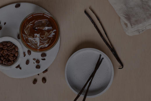 vanilla sticks and coffee