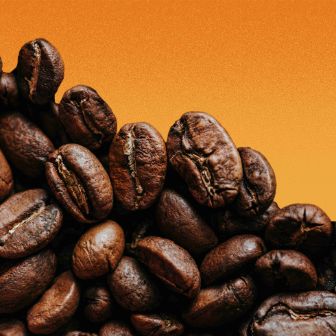 Roasted coffee beans