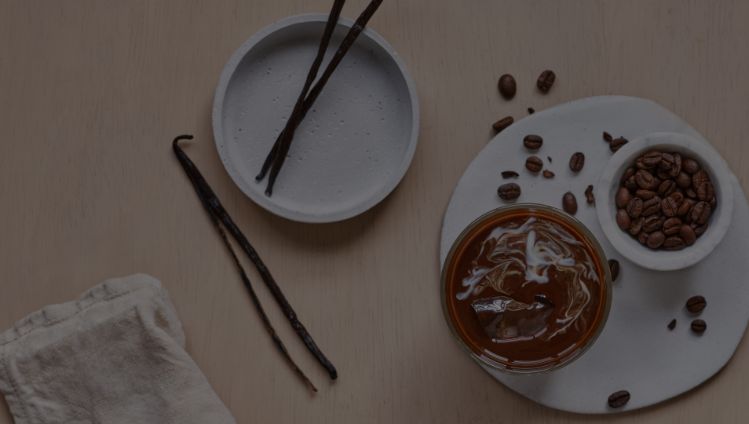 vanilla sticks and coffee